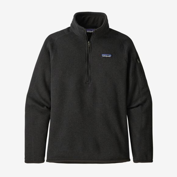 Patagonia Women's Better Sweater® 1/4-Zip Fleece Blavk Medium - Picture 1 of 8